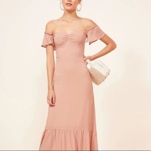 Reformation Butterfly Dress in Blush - Size 2